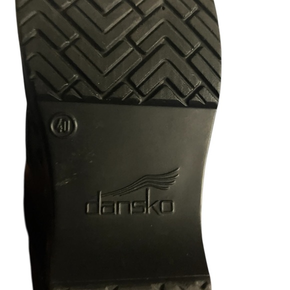 Dansko Professional Patent Leather Black Slip On Clogs Womens Eu 40 US 9.5 / 10 - Picture 10 of 13